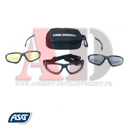 STRIKE SYSTEMS - Pack lunettes de protection 